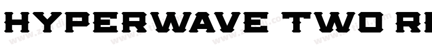 Hyperwave Two Regula字体转换